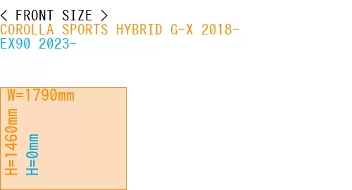 #COROLLA SPORTS HYBRID G-X 2018- + EX90 2023-